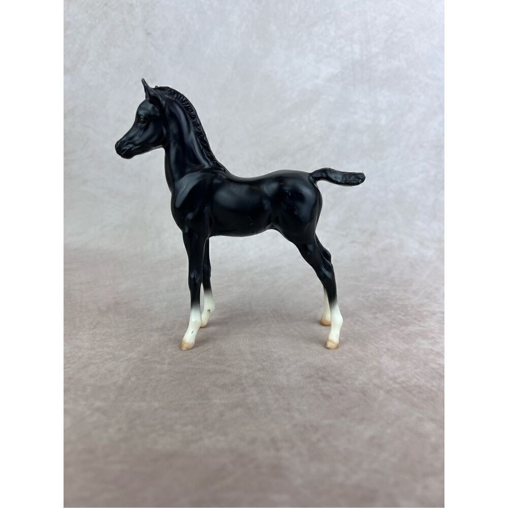 767 Breyer Semigloss? Black Proud Arabian Foal 1999-2000 Model HTF!